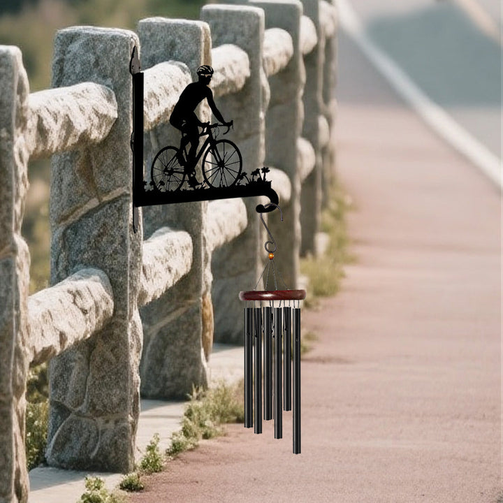 Metall Pflanzenständer im Radfahrer-Design