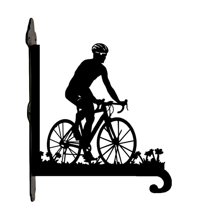 Metall Pflanzenständer im Radfahrer-Design