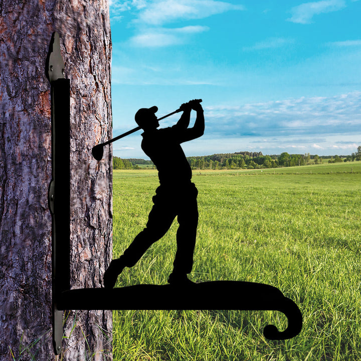 Metall Pflanzenständer für Golfer mit Halterung