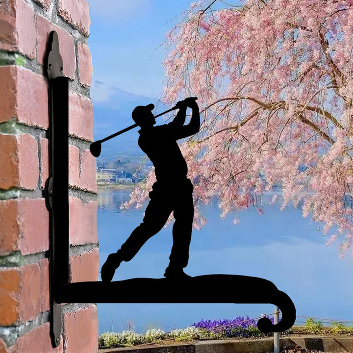 Metall Pflanzenständer für Golfer mit Halterung