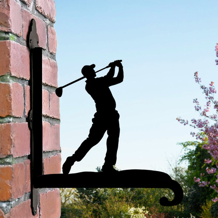 Metall Pflanzenständer für Golfer mit Halterung