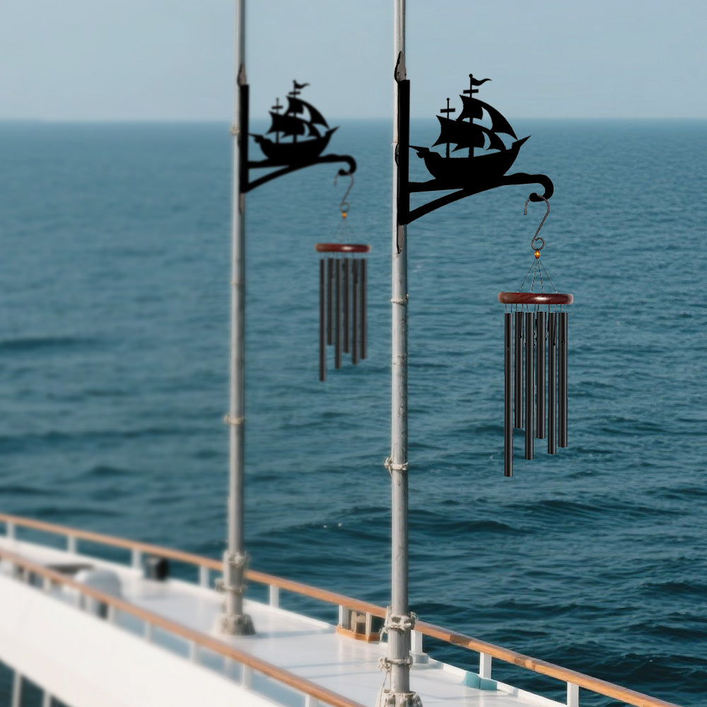 Metall Pflanzenständer in Segelboot-Design mit Bügel