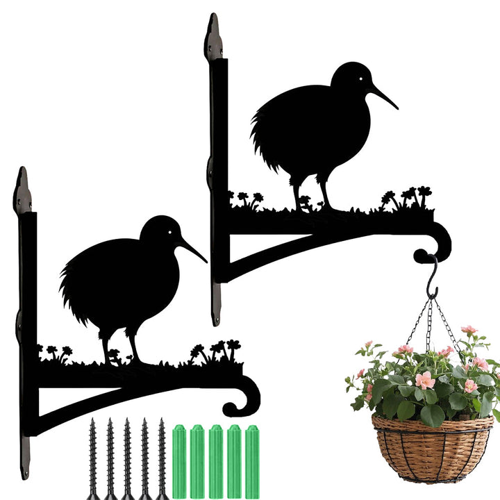 Kiwivogel Metall Pflanzenständer mit Halterung