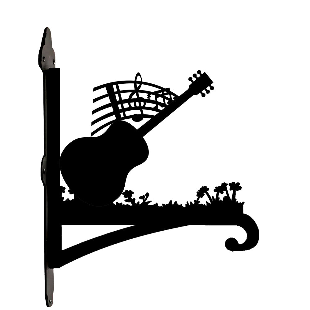 Metall Pflanzenständer in Gitarrenform mit Bügel