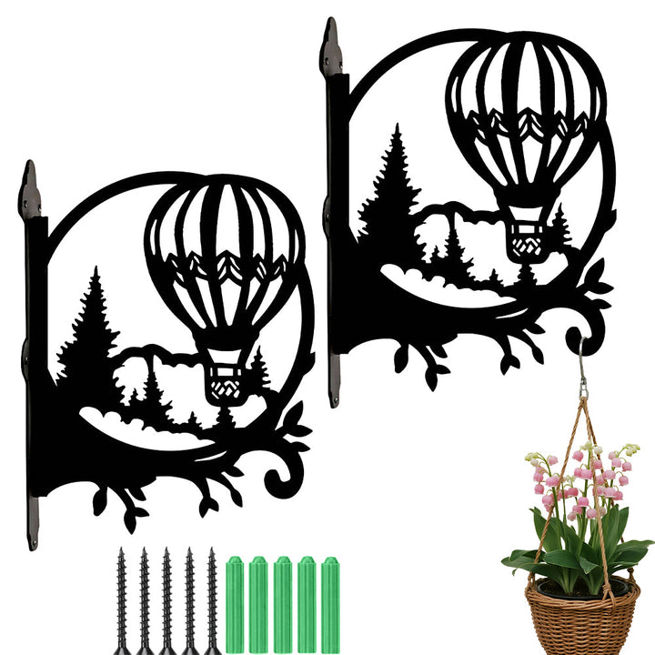 Metall Pflanzenständer im Heißluftballon-Design mit Bügel
