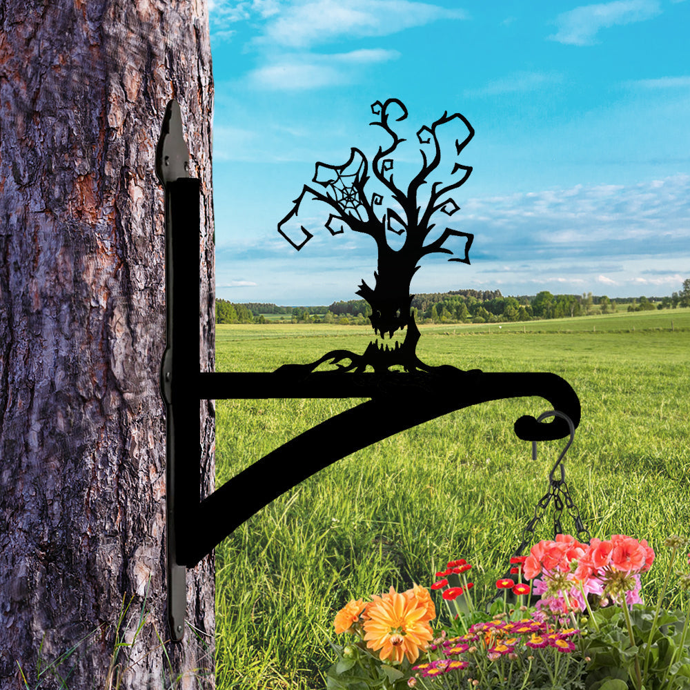 Halloween Totem Baum Metall Pflanzenständer mit Hängebügel