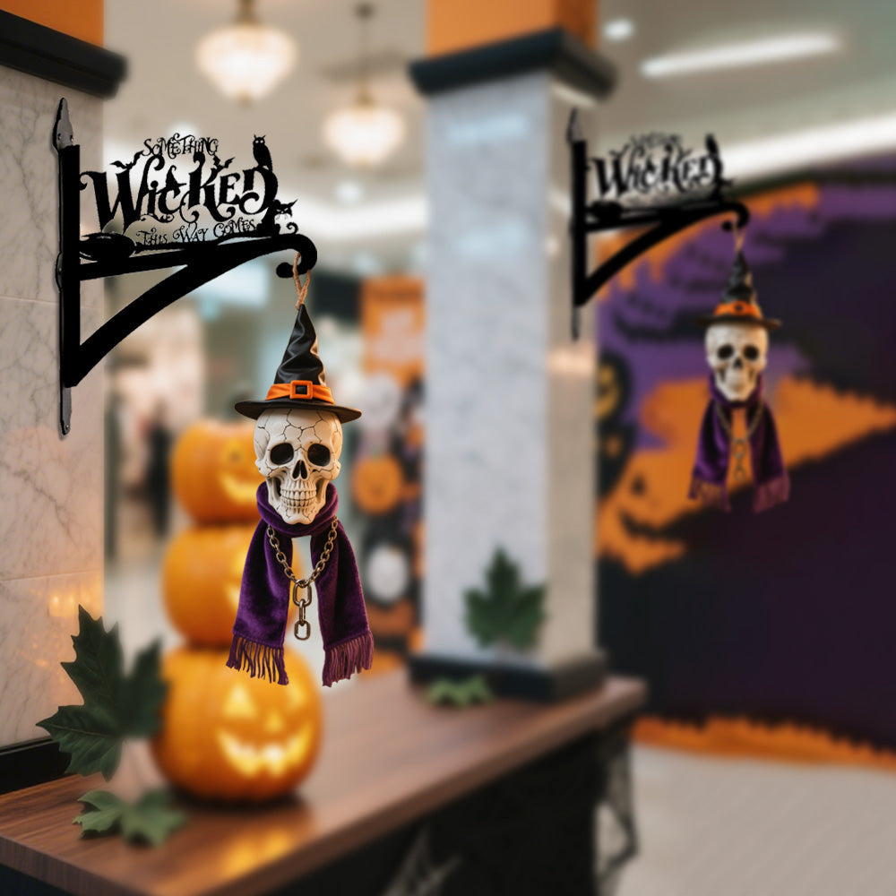 Personalisierter Metall Pflanzenständer für Halloween