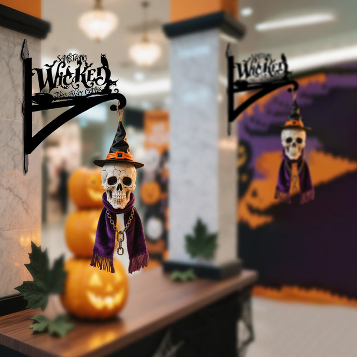 Personalisierter Metall Pflanzenständer für Halloween