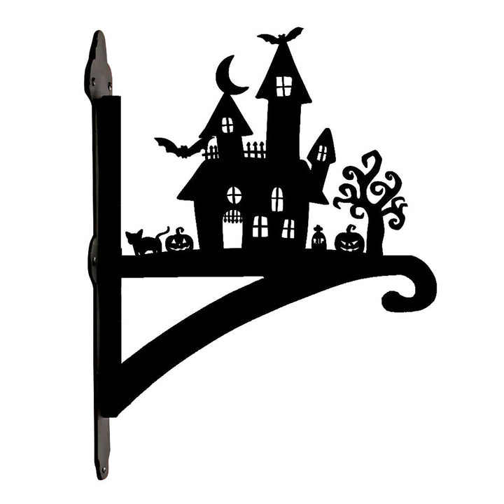 Metall Pflanzenständer mit Spukschloss Design