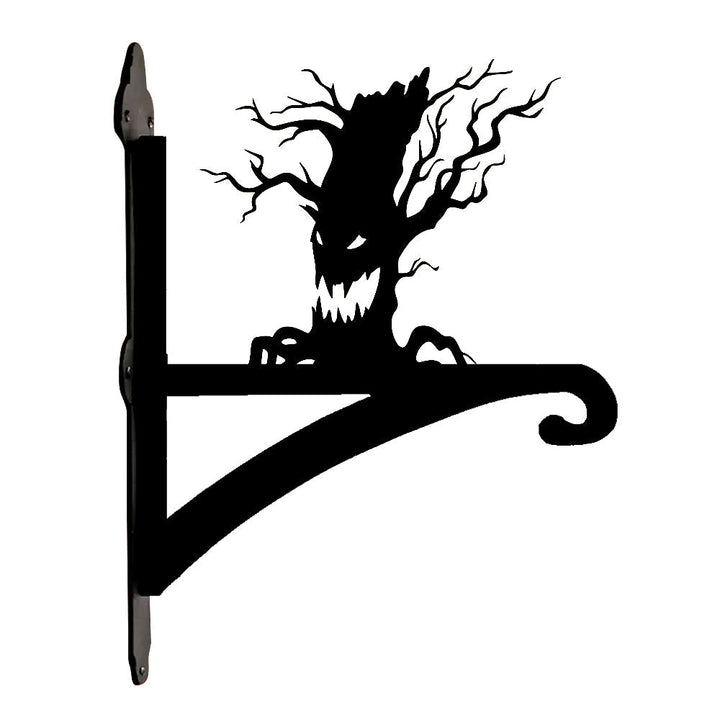 Halloween Baum Metall Pflanzenständer mit Hängebügel