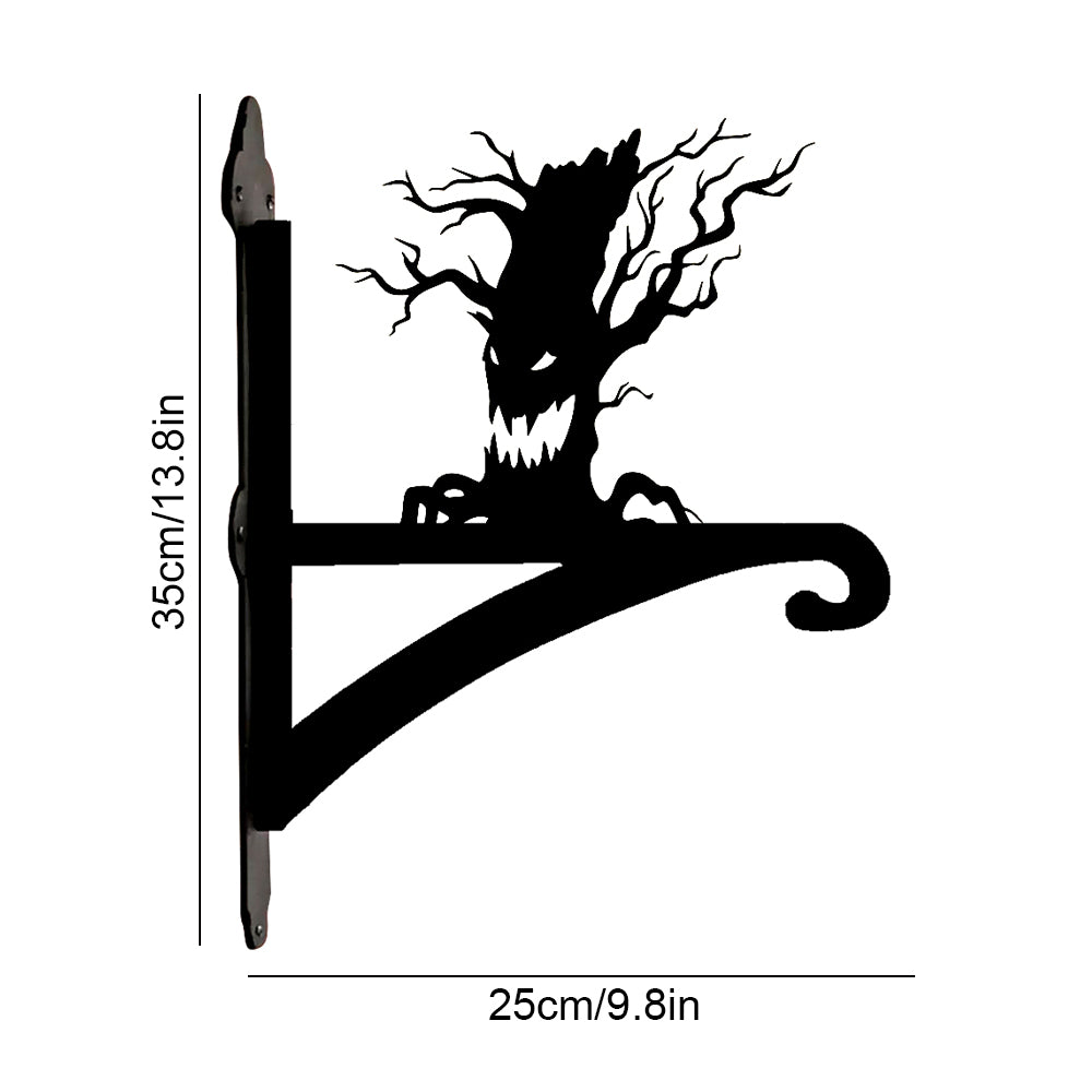 Halloween Baum Metall Pflanzenständer mit Hängebügel