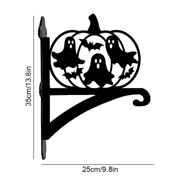 Metall Pflanzenständer mit Kürbisgeist Design
