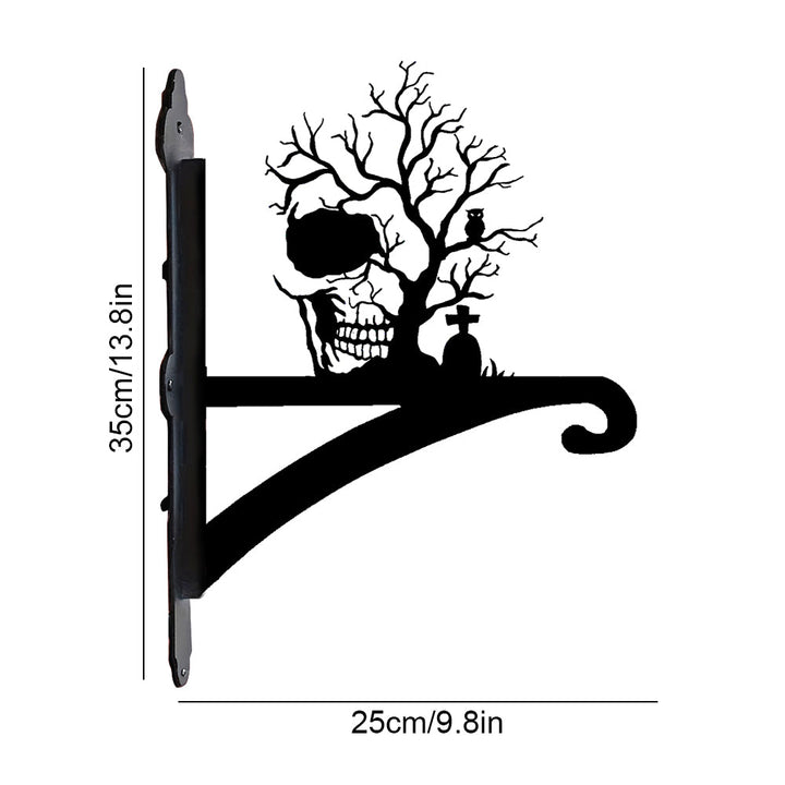 Halloween Metall Pflanzenständer mit Baum-Hängebügel