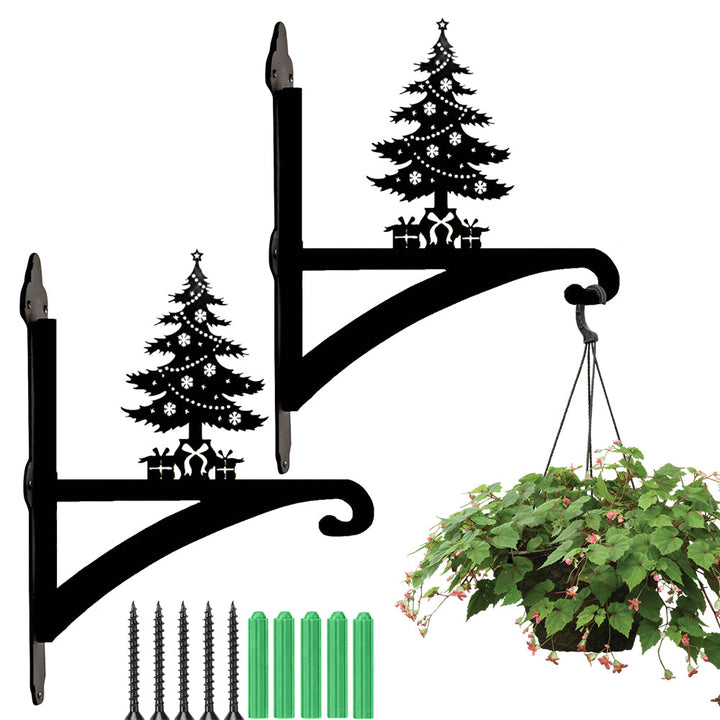 Metall Pflanzenständer mit Weihnachtsbaum-Hängebügel