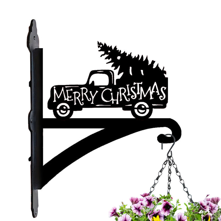 Metall Pflanzenständer mit Weihnachtsmotiven für das Auto