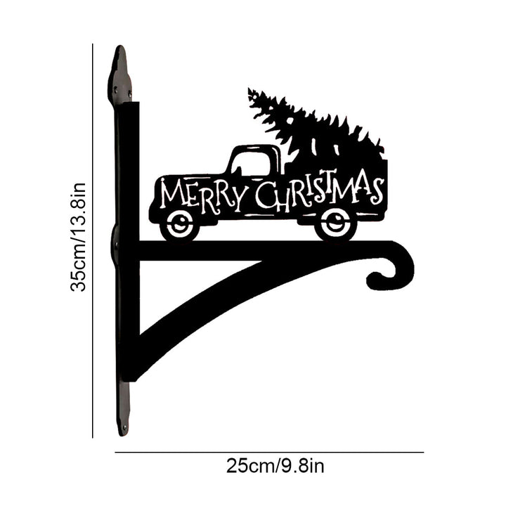 Metall Pflanzenständer mit Weihnachtsmotiven für das Auto