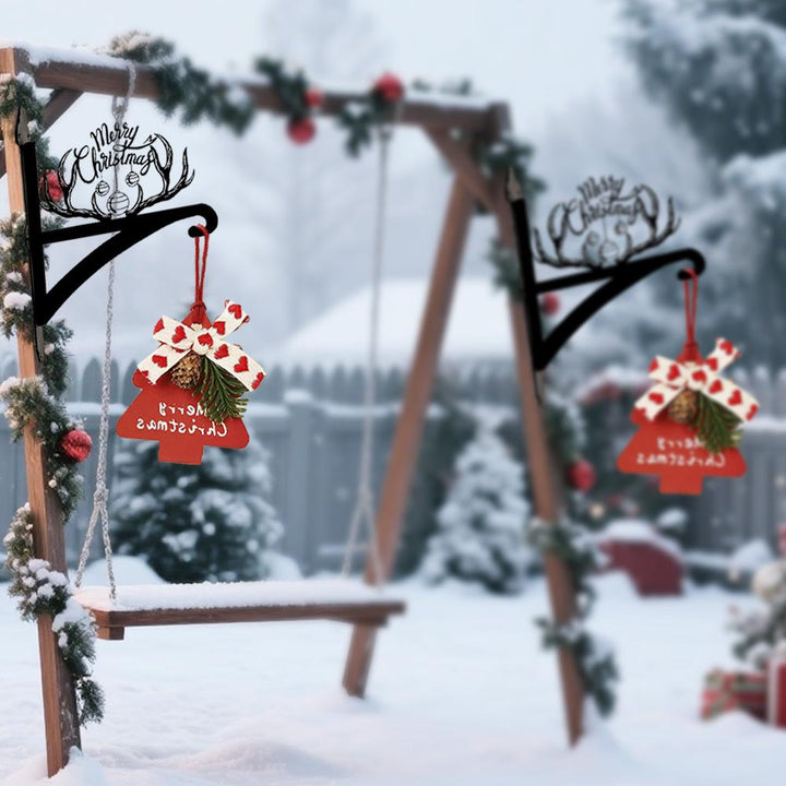 Metall Pflanzenständer mit Geweih-Design für eine frohe Weihnachtszeit