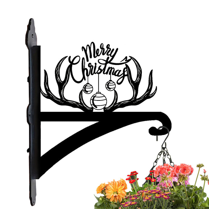 Metall Pflanzenständer mit Geweih-Design für eine frohe Weihnachtszeit