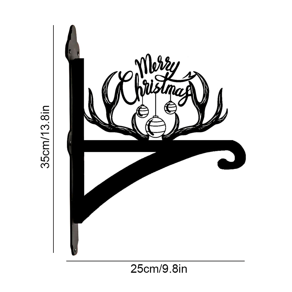 Metall Pflanzenständer mit Geweih-Design für eine frohe Weihnachtszeit