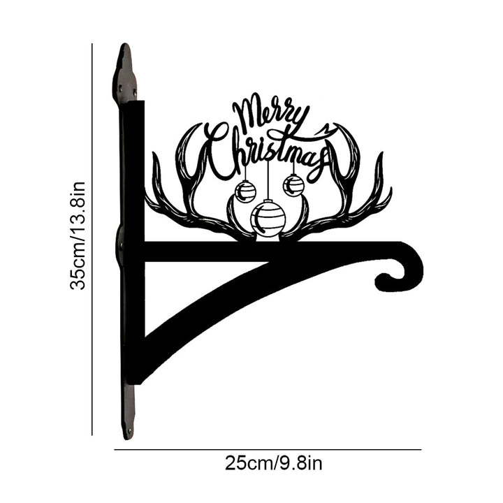 Metall Pflanzenständer mit Geweih-Design für eine frohe Weihnachtszeit