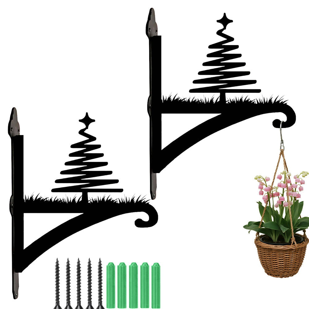 Metall Pflanzenständer mit Weihnachtsbaum-Hängebügel