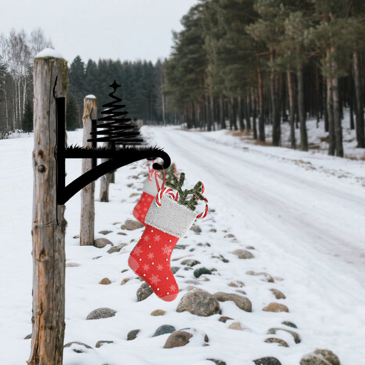 Metall Pflanzenständer mit Weihnachtsbaum-Hängebügel