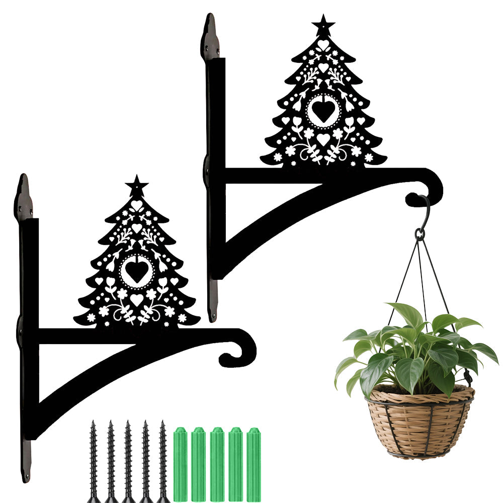 Metall Pflanzenständer mit Weihnachtsbaum-Hängebügel