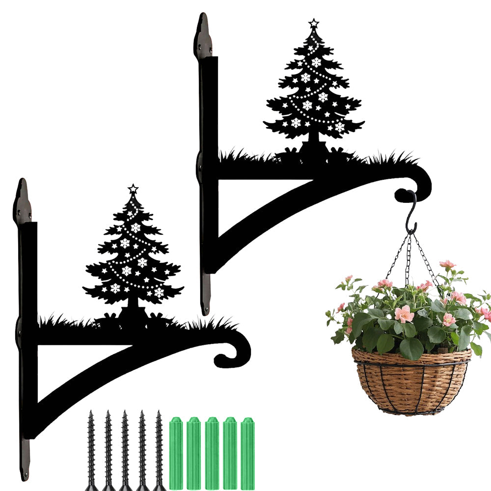 Metall Pflanzenständer mit Weihnachtsbaum-Hängebügel