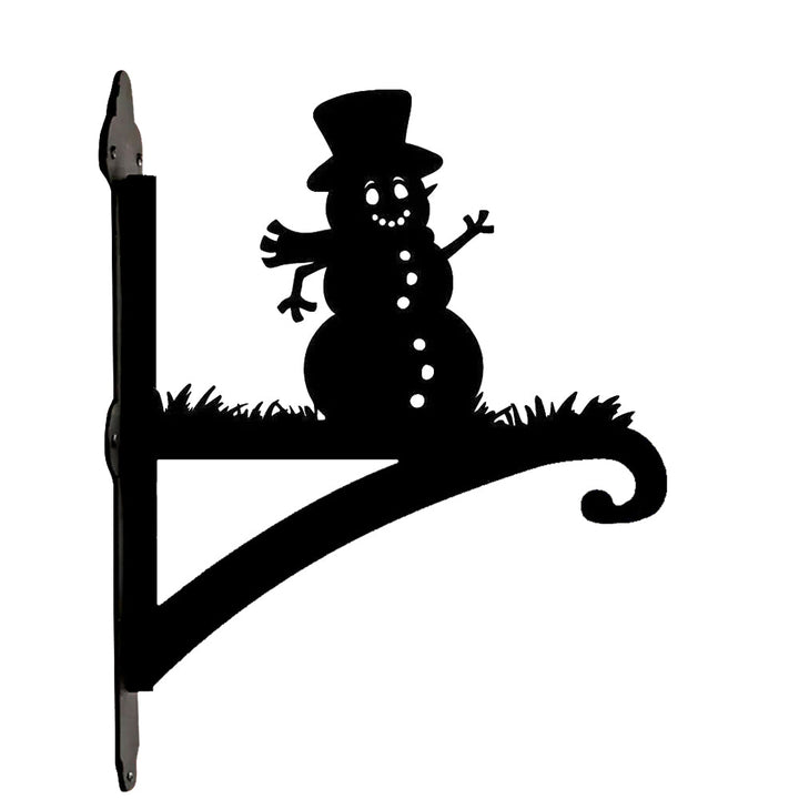 Metall Pflanzenständer Schneemann für Weihnachten