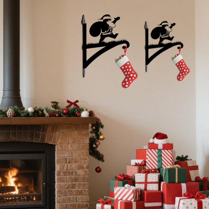 Metall Pflanzenständer mit Hängebügel für Weihnachtsmann Geschenke