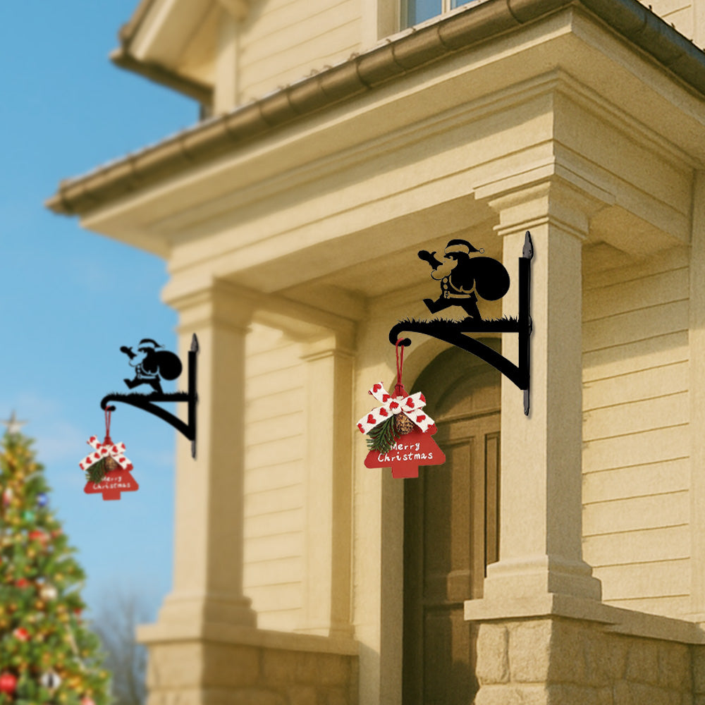 Metall Pflanzenständer mit Hängebügel für Weihnachtsmann Geschenke