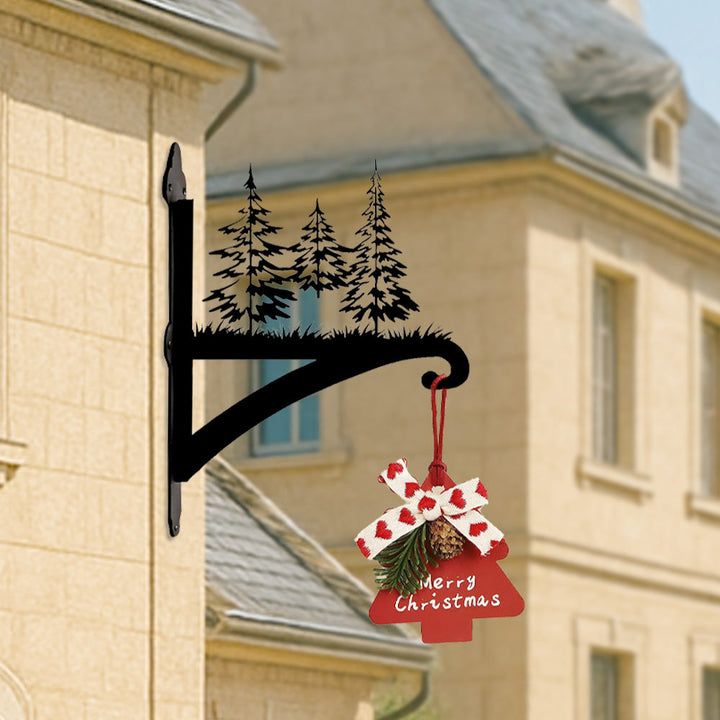 Metall Pflanzenständer mit Weihnachtsbaum-Hängebügel