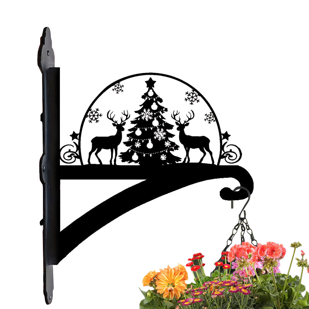 Metall Pflanzenständer mit Weihnachts-Hirsch Design