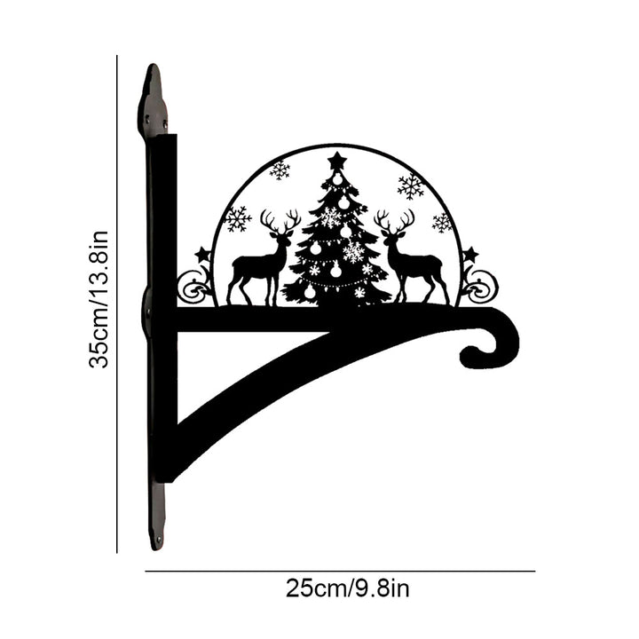Metall Pflanzenständer mit Weihnachts-Hirsch Design