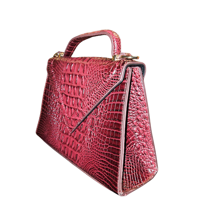 Valentina Handtasche in Dunkelrot
