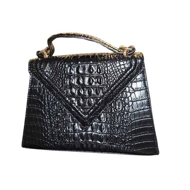 Schwarze Valentina Handtasche