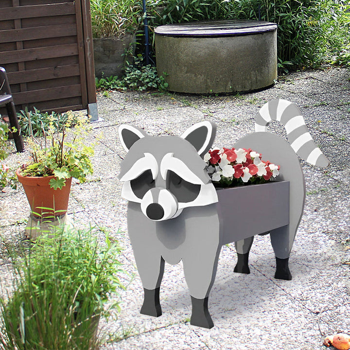 Waschbär Pflanztopf