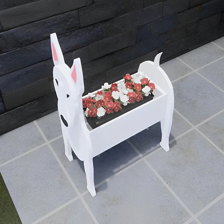 Bullterrier Pflanztopf