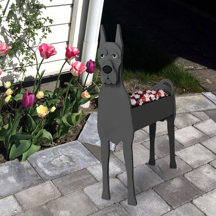 Deutsche Dogge Pflanzgefäß