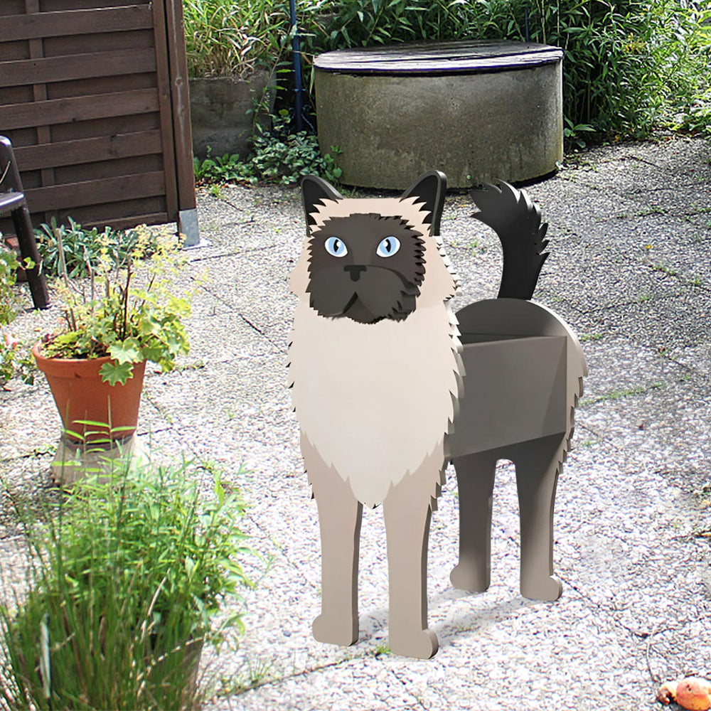 Birma-Katze Pflanzgefäß