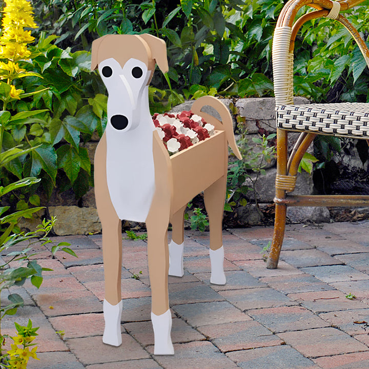 Braun-Grauer Hound Pflanzgefäß