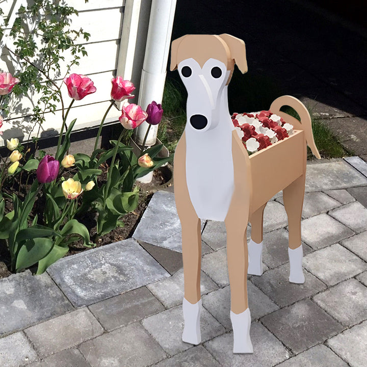 Braun-Grauer Hound Pflanzgefäß