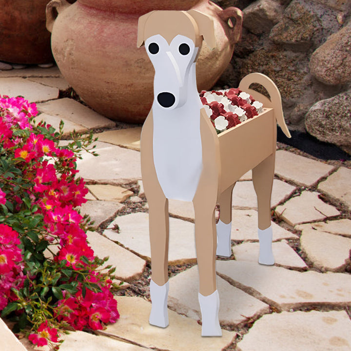 Braun-Grauer Hound Pflanzgefäß