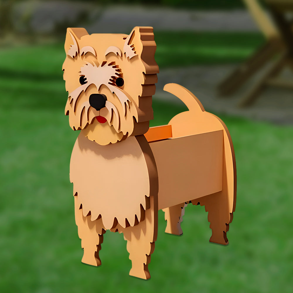 Cairn Terrier Flower Pot