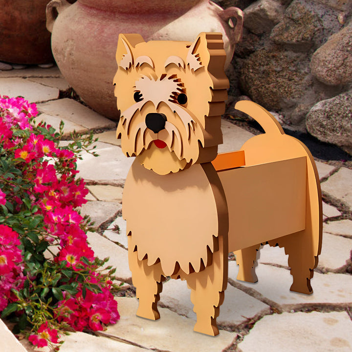 Cairn Terrier Flower Pot