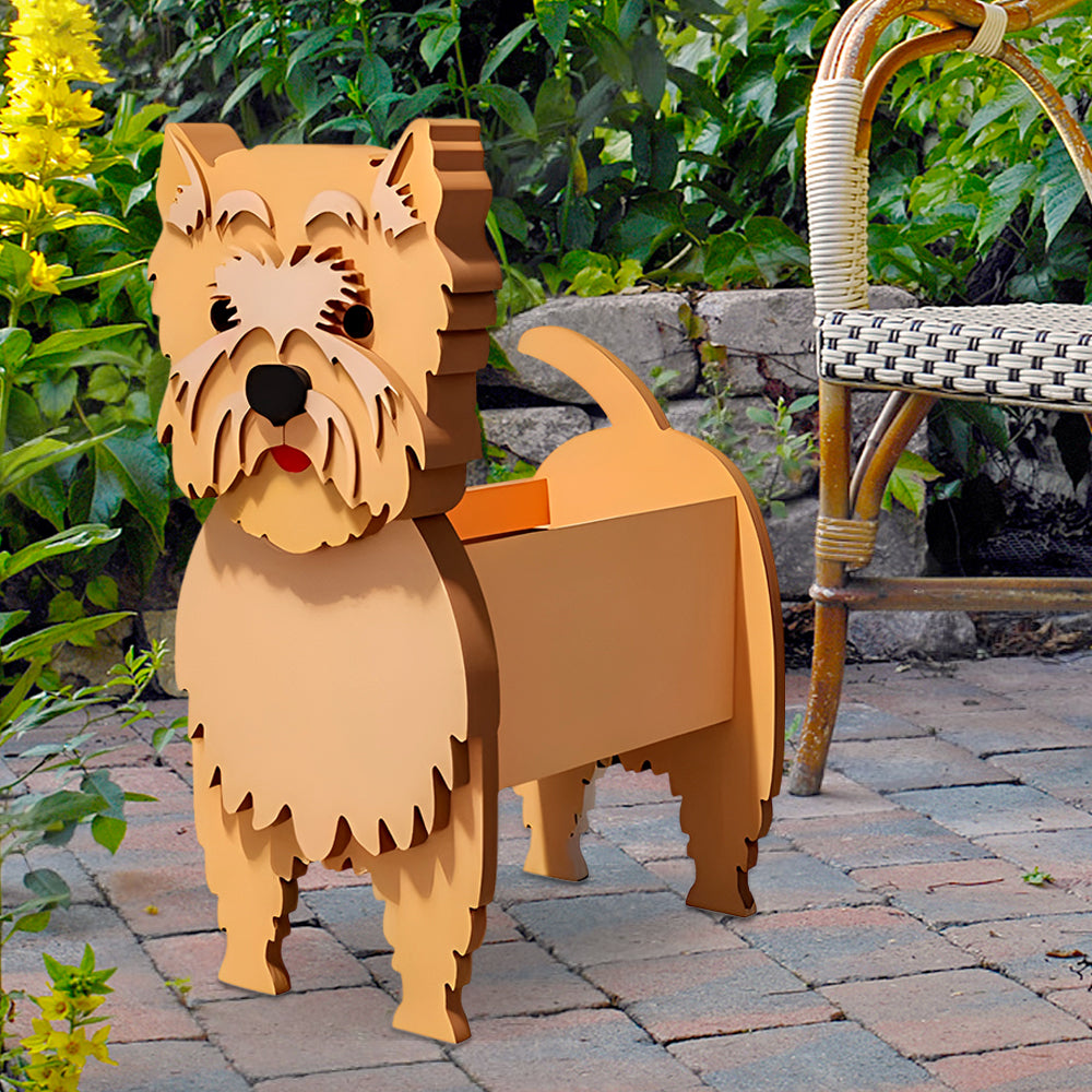 Cairn Terrier Flower Pot