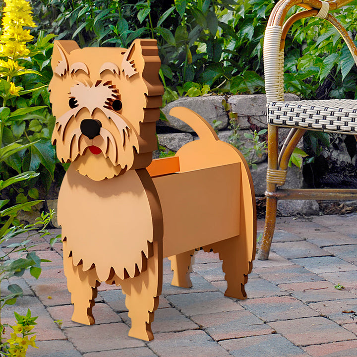 Cairn Terrier Flower Pot