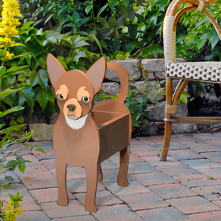 Chihuahua Blumen Topf