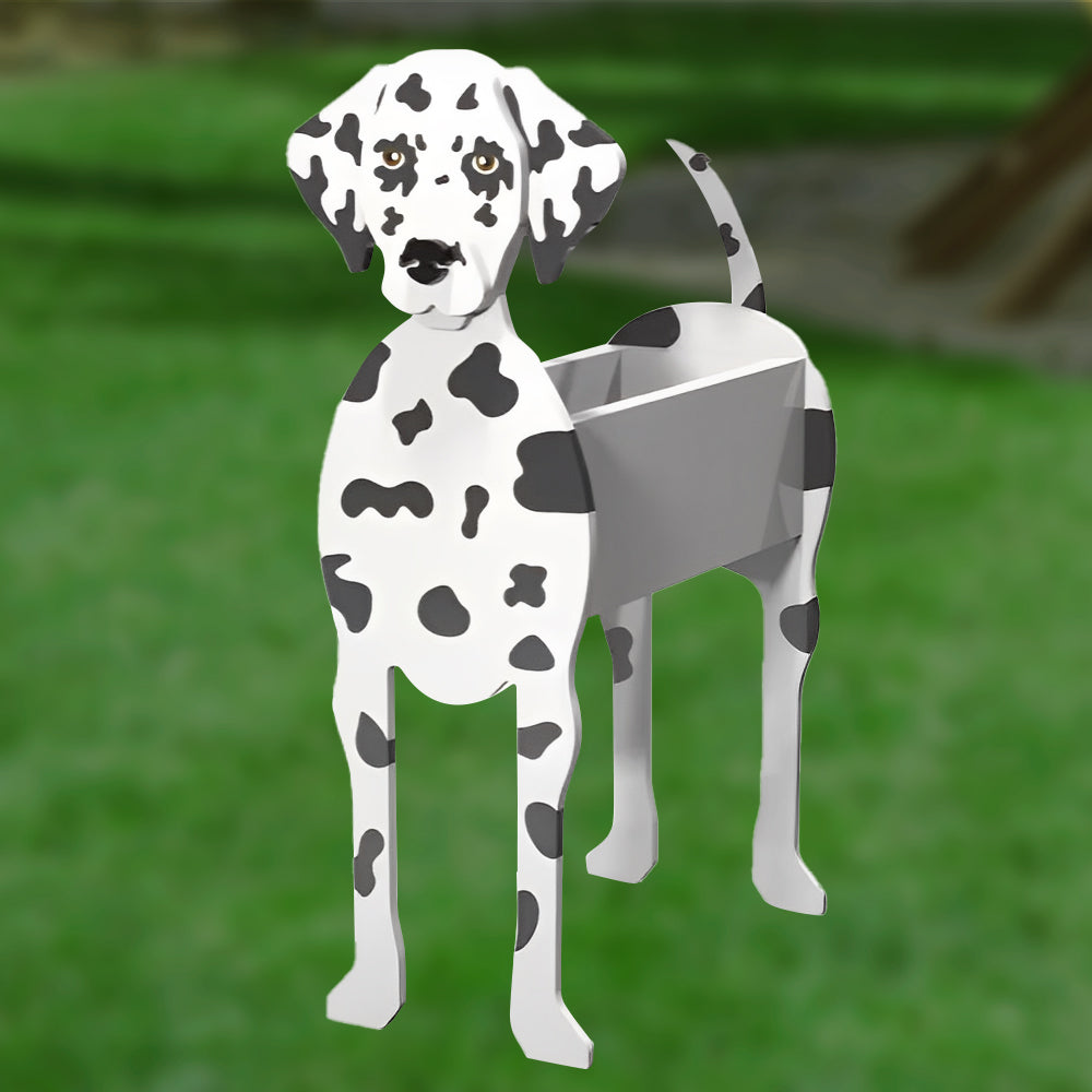 Dalmatians Patterned Flower Pot