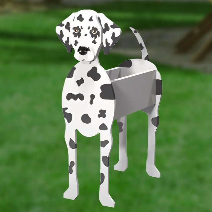 Dalmatians Patterned Flower Pot